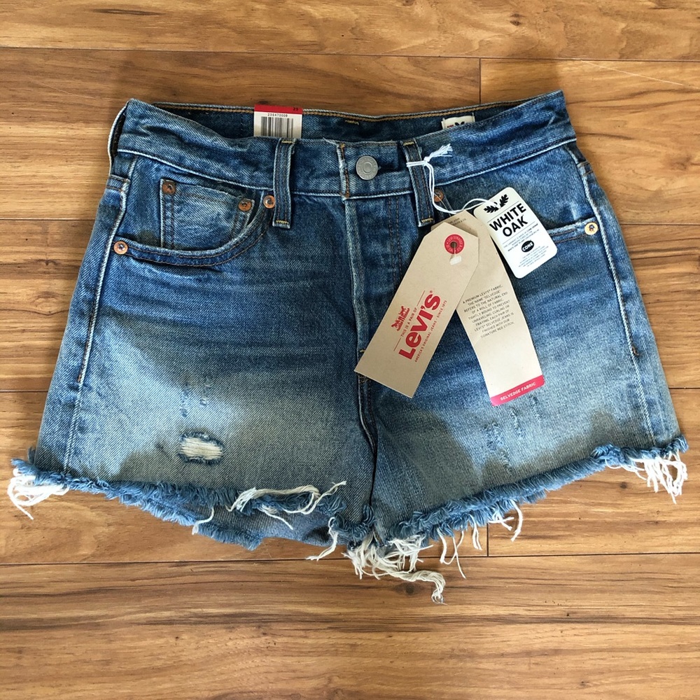 Denim shorts